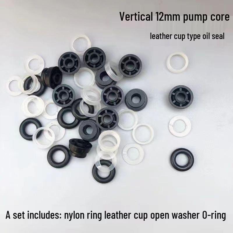 Kit de Reparo Universal para Macaco Hidráulico de Carro com Êmbolo da Bomba de Óleo, Cilindro da Bomba de Ar e Acessórios de Vedação à Prova de Poeira