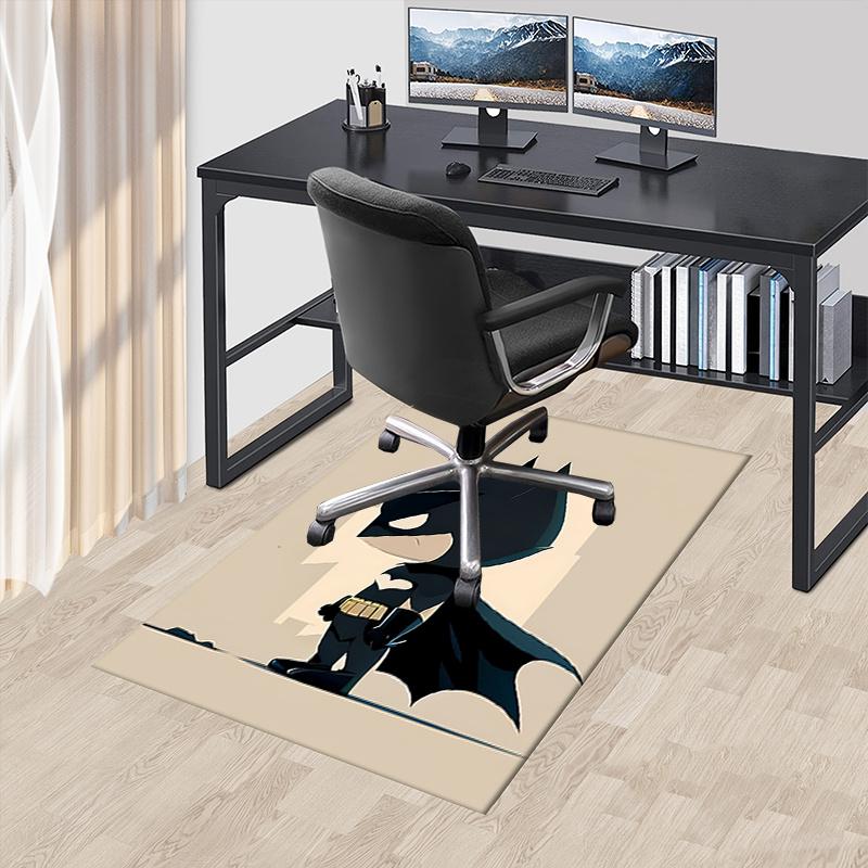 

Batman,Cape Office Carpet Chair Mats, Home Decor Dormitory Floor Protector With Anti-Skid Backing, Large Area Coverage, Christmas Decoration 60cm by 90cm