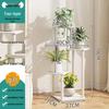 Indoor 4-Tier Trapezoidal Plant Display Stand