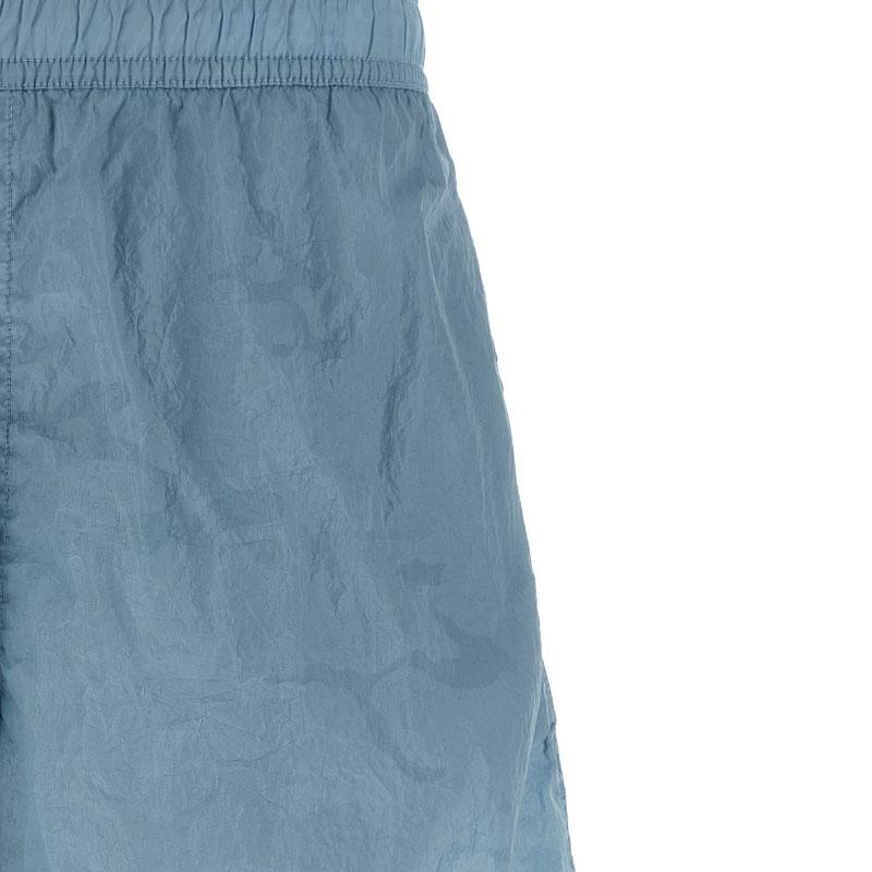 Stone Island Ss26 Selection Series Solid Color Two-Tone Pleated Elastic Beach Shorts Men shorts L1S15B100002S0E13V004A