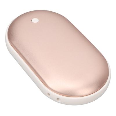 Handwärmer 2 in 1 2400mAh Wiederaufladbar Tragbar Tasche USB Elektrischer Handwärmer Powerbank für Draußen Büro Zuhause