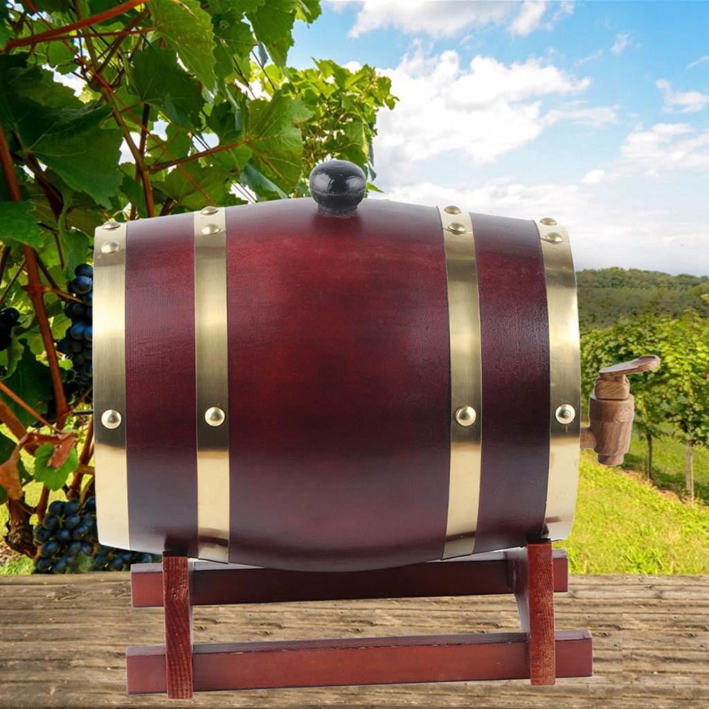 3л винтажная сосновая винная бочка винный бочонок аксессуары для пивоварения оборудование для домашнего пивоварения темно-коричневый 3л