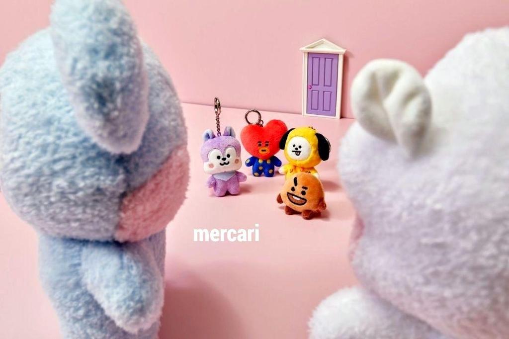 [USED] BTS BT21 Tatton Basic Mascot Key Ring SHOOKY