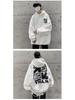 Men's Heavyweight Hooded Sweatshirt - Trendy Autumn/Winter High Street Style, Loose Fit, Velvet Lined.