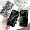Готичний Кібер Сигіл Хрест Чохол для Телефону Для Samsung S25,S24,S21,S22,S23,S30,Ultra,S20,Plus,Fe,Lite,Note,10 Чорний М'який Чохол