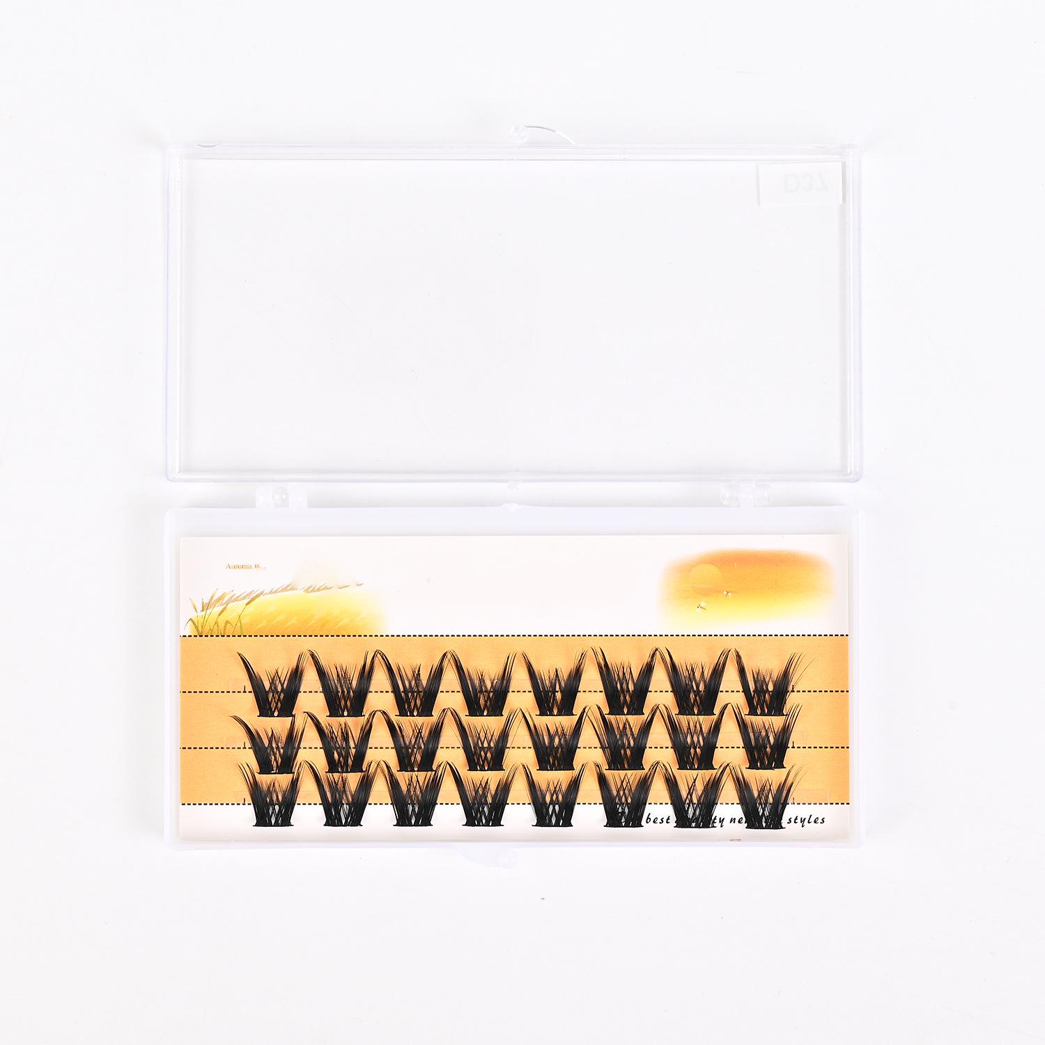 

D37 Self-Adhesive Glue-Free False Eyelashes - Quick Three-Second Wear, Fine & Dense.