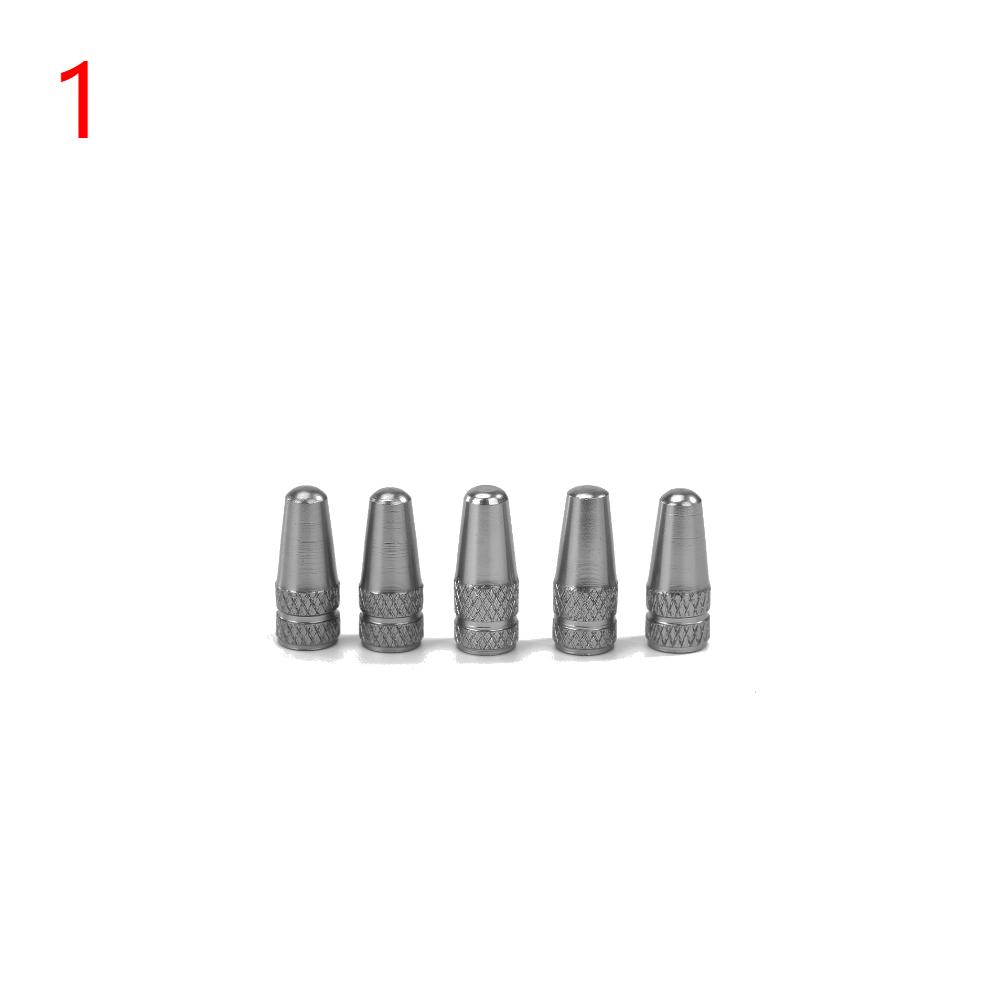 5/10PCS Bicycle Tire Valve Cap Aluminum High Pressure Caps for Presta Valves Rainbow Color Bike Tyre Hat MTB Bike Accessories