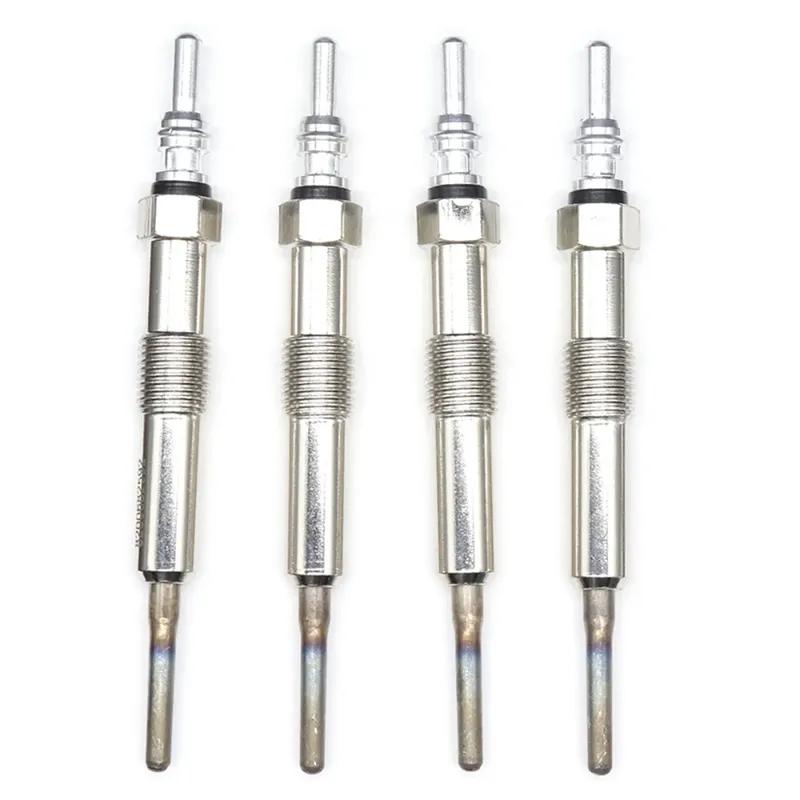 4PCS Diesel Heater Nickel Plating Glow Plugs 1.5DCi For Renault Grand Scenic 110655687R 8200682592 2009 2010 2011 2012 -