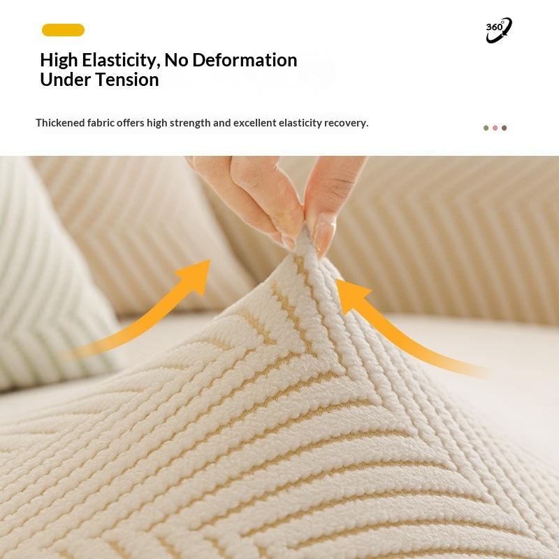 Stretch Sofa Covers For Living Room Anti Slip Sofa Slipcover With Elastic Bottom Pets Friendly Couch Cover Furniture Protector