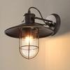 Industrial Style Wall Lamp Antique Edison Glass  Birdcage Wall Lamp Bedding Headboard Garage Porch Farmhouse Wall Lamp
