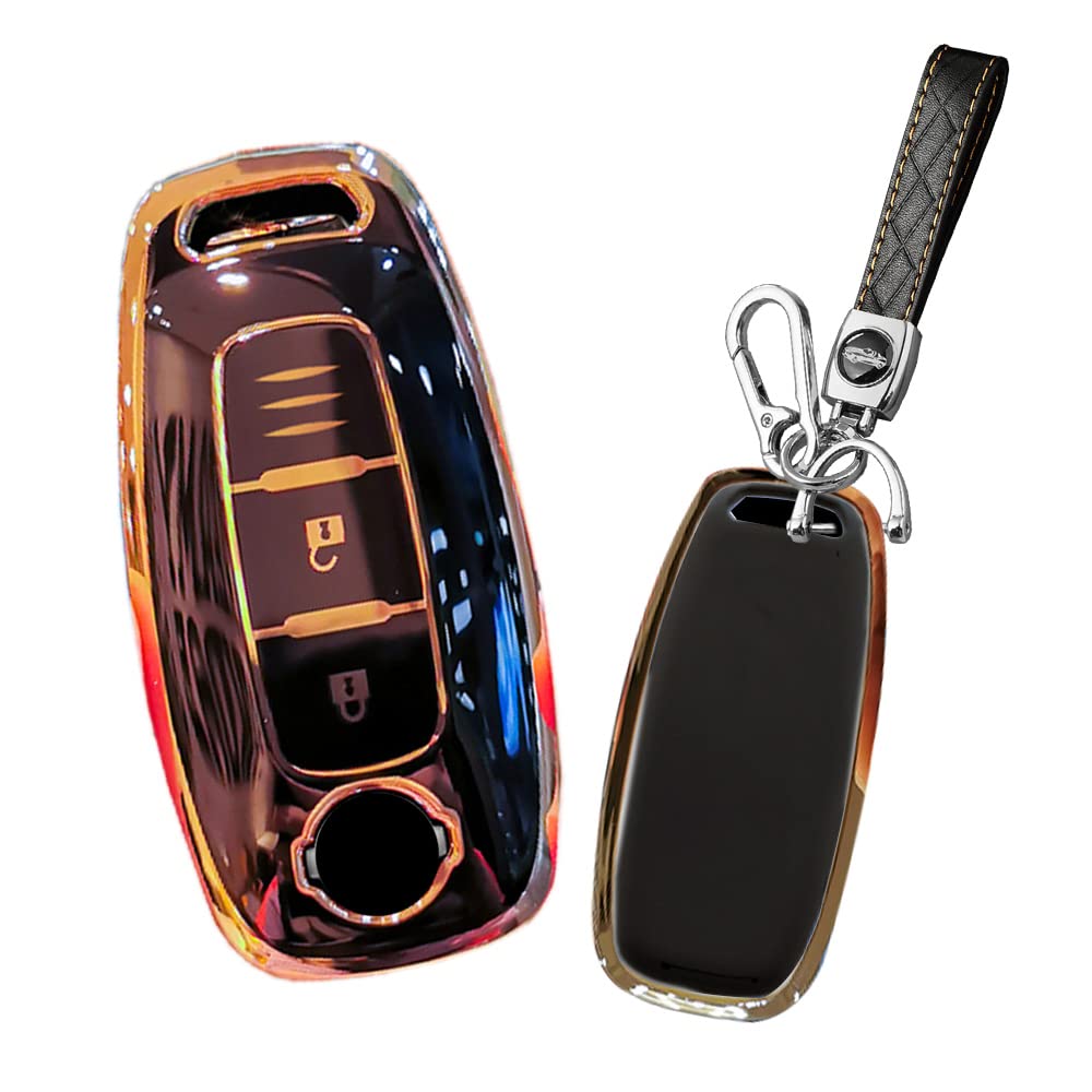 

[SANRILY] Чехол для ключа NISSAN ARIYA SAKURA, Чехол для ключа, Брелок для ключей, Новый X-Trail, Защита ключа, Compatible with genuine car чёрный