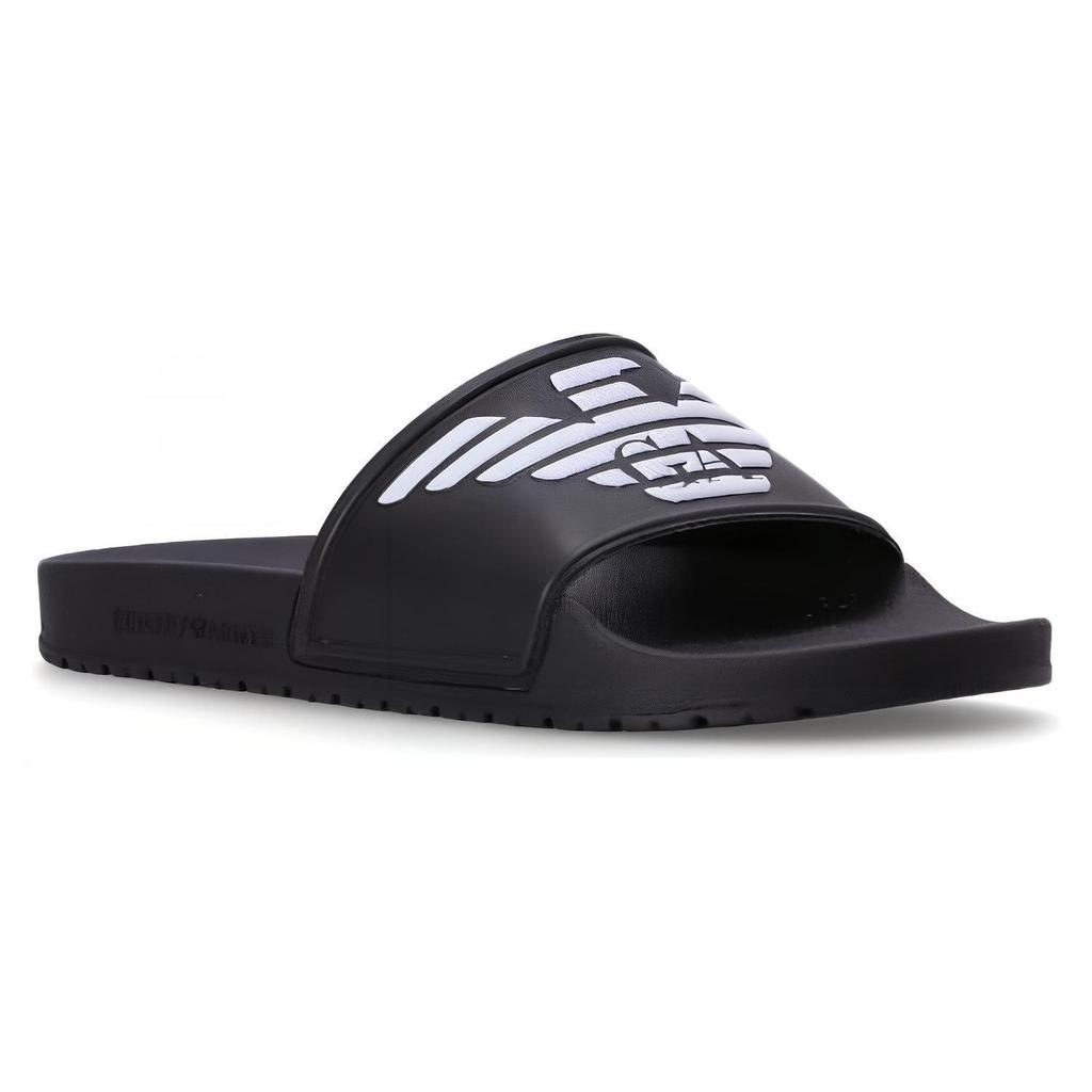 Emporio Armani Fashion Open-Toe Slide Sandals Men Footwear Black XVPS08XN747A120