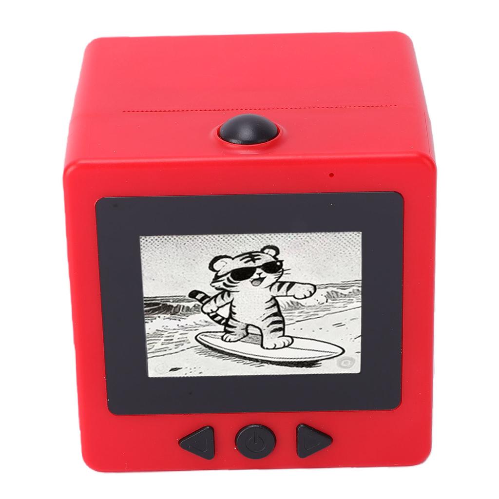 Smart AI Voice Sticker Printer Box Mini Thermal Sticker Maker with Display Inkless Portable for Home Study DIY Projects