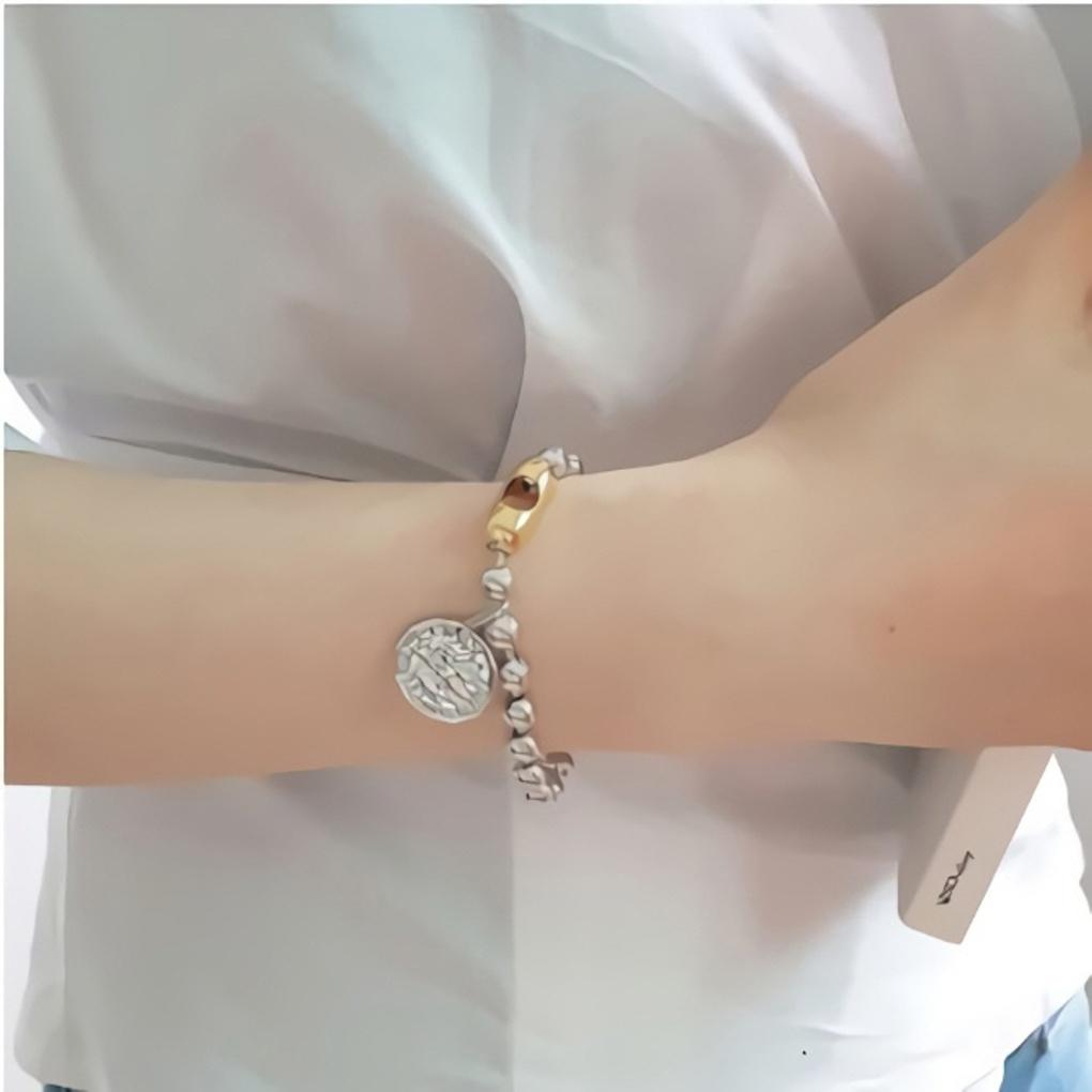 

Simple Ball Chain Daily Bracelet Round Coin