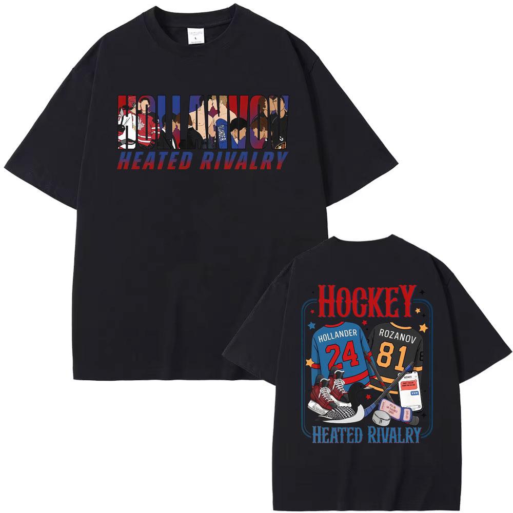TV Heated Rivalry Romance Hollanov Couple T Shirt Men Women Fashion Summer TShirt Fashion Street Casual 100 Cotton TShirts