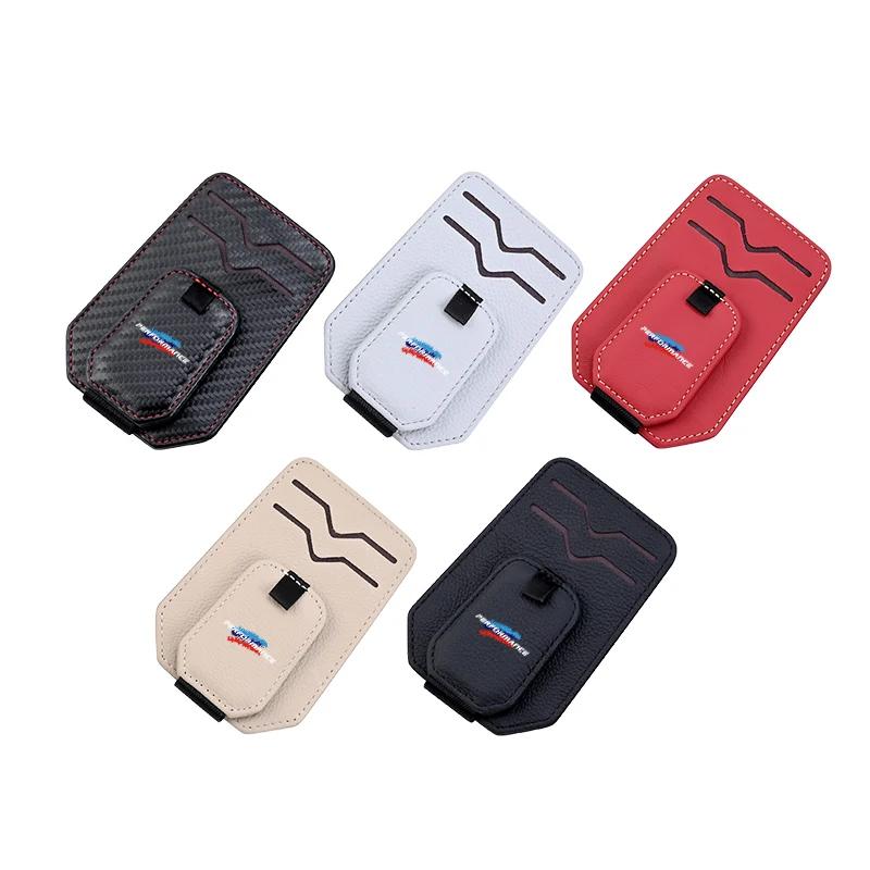 

For BMW Hot 2025 For BMW Car Sun Visor Organizer Multi-Pocket Auto Interior Accessories X1 X2 X3 X4 X5 X6 X7 G20 G30 6GT E46 E90 black