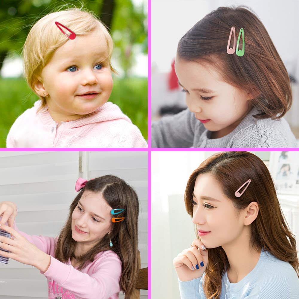 40 Pezzi Mollette per Capelli da Bambina Colore Caramella Molletta Gocciolante Barretta da Principessa Fermagli Coreani Copricapo Accessori per Capelli per Bambine