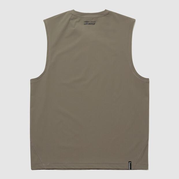 UMBRO [Cooling] All-Round Cooling Tricot Sleeveless T-Shirt Brown Ur121Ssl21