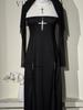 Halloween Cute Female Anime Nun Costume Role Play Performance Clothes Sexy Ladies Performance Fancy Dress Sister Costume New