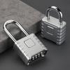 Heavy Duty Weatherproof Lock 4 Code Combination Lock Metal Lock for Outdoor Use
