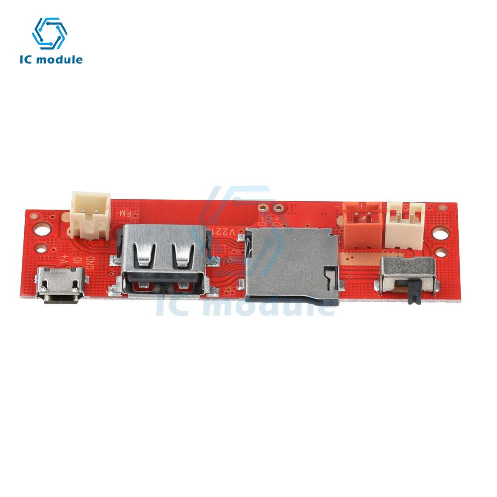 V109 DC 5V BT Audio Amplifier Decoder Board DIY Mp3 Amplifier BT Module Micro USB Interface TF/USB