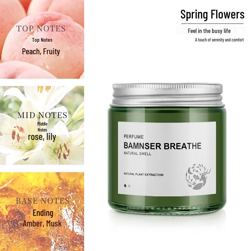 Men's Car Air Freshener Solid Balm: Long-lasting Odor Removal Ornament for Car Interior