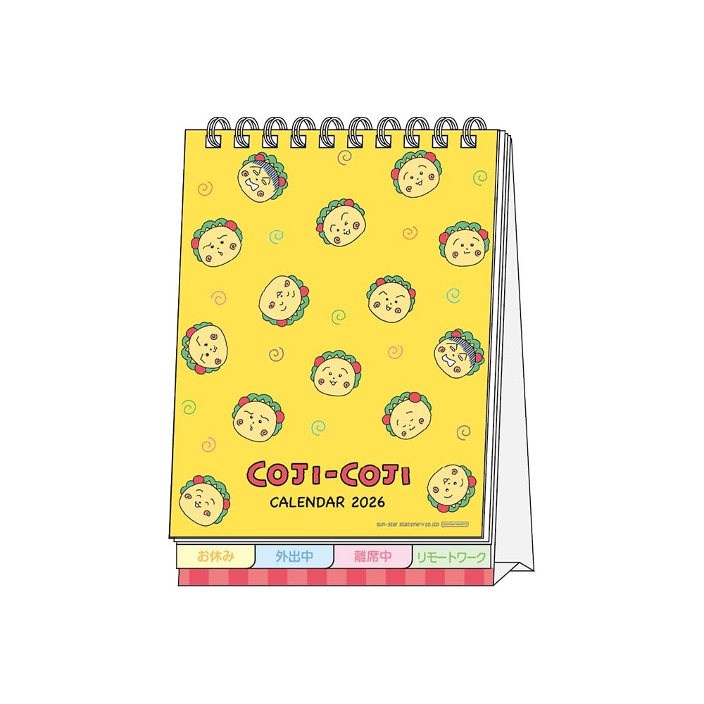 

Sunstar Stationery Coji Coji 2026 Desk Momoko Sakura Theater Coji Coji S8521760 Calendar,