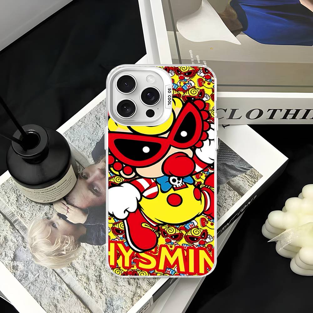 

Fashion H-Hysteric Mini Phone Case For IPhone 16 15 14 13 12 11 17 Pro MAX Plus Pro Matte Shockproof Cover iPhone 17 Air