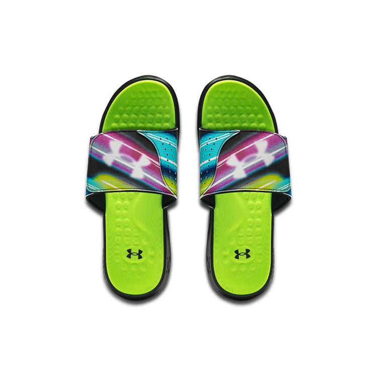 Under Armour Ignite Pro Graphic Strap Slide 'Holographic' 3026024-002
