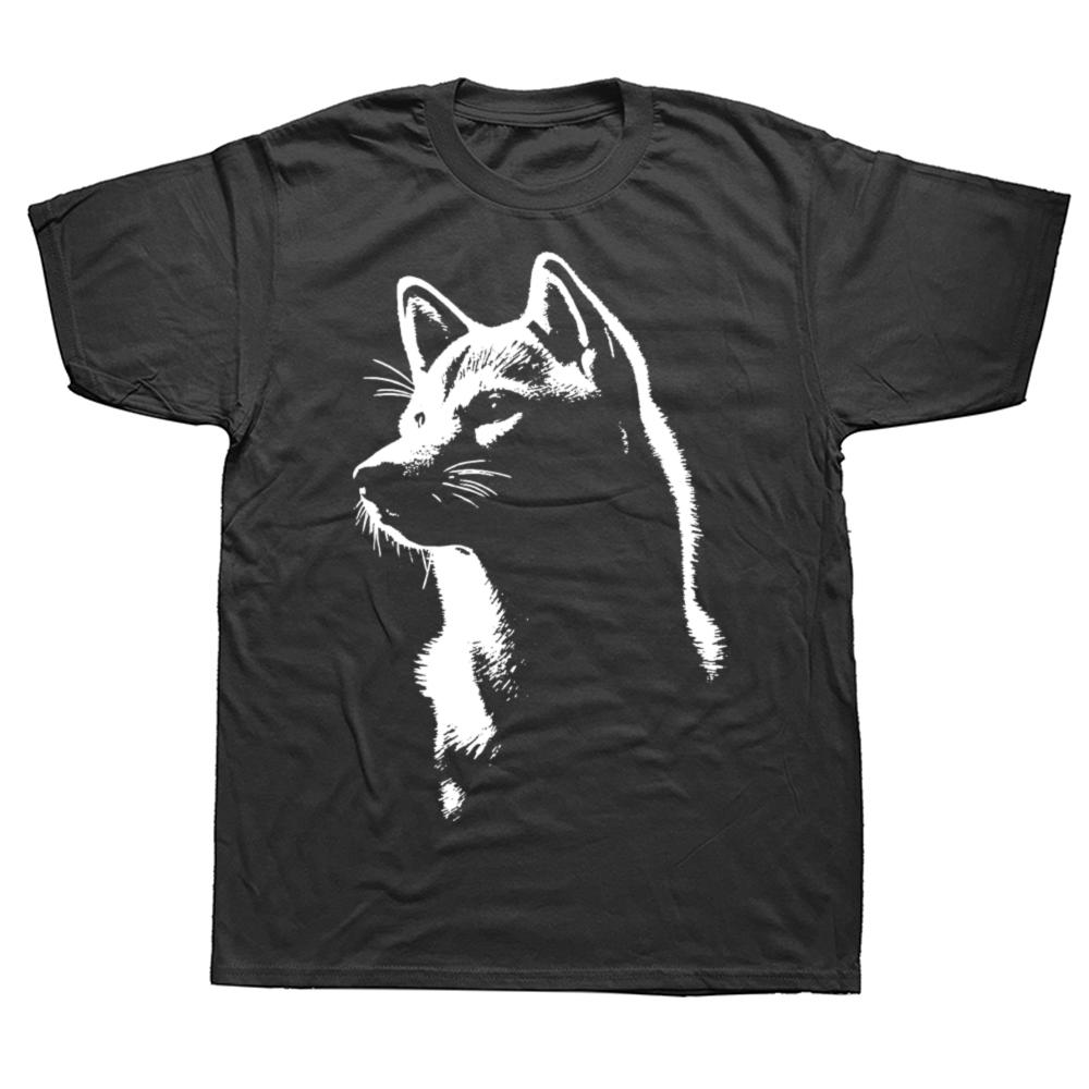 Funny Shiba Inu Face Art Design For Dog Owner Graphic T-shirts Men Fashion Casual Tshirt 100% Cotton Loose Oversized T Shirt