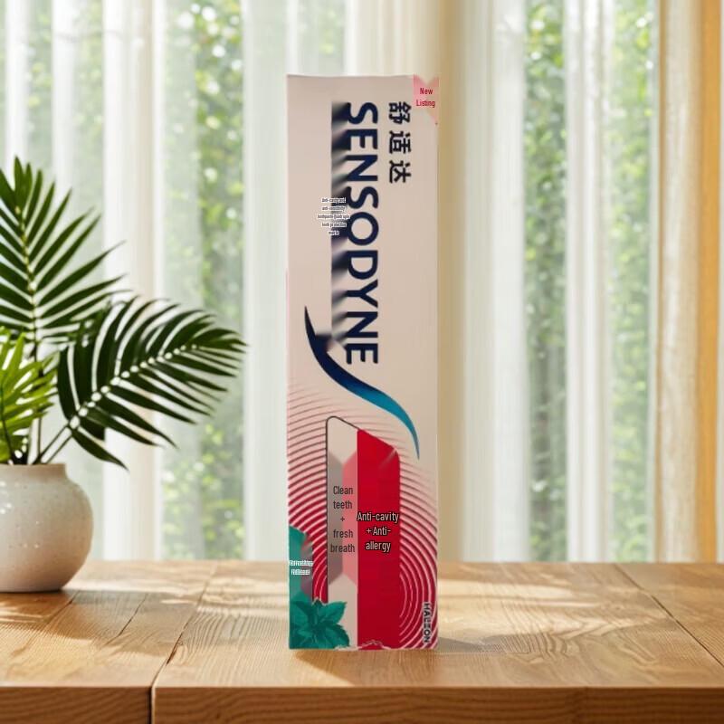 Sensodyne Cool Mint Cavity & Sensitivity Relief Toothpaste, 3x100g