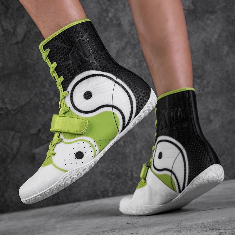 Men s VS-18 Professional Cross-border Boxing and Wrestling Shoes 42