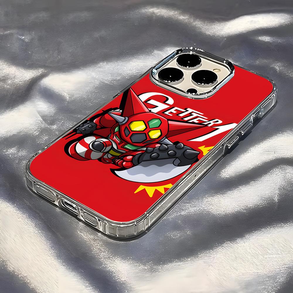 Getter Robo Phone Case For IPhone 17 Pro Max 16 15 14 Pro Max IPhone 13 Pro Max 11 Plus Transparent Cover