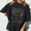 Gulf Of Mexico 1672 Historic Map Shirt All Size S-5Xl