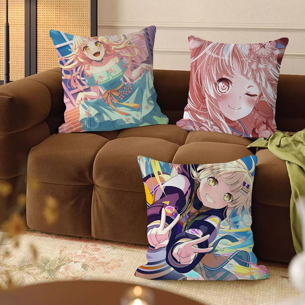 Anime K-Kokoro Tsurumaki Personalized Pillow Dust Cover Bedroom Kids Party Decoration Pillowcase Birthday Children Gift