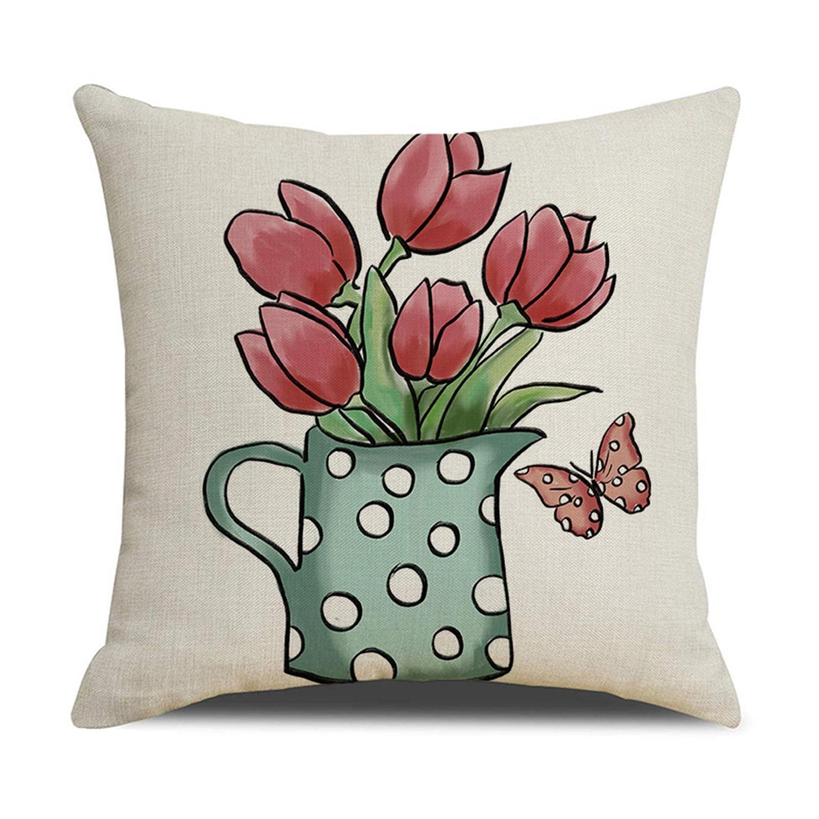 Easter Day Home Cushion Survived Family Case Throw  Cover One Size