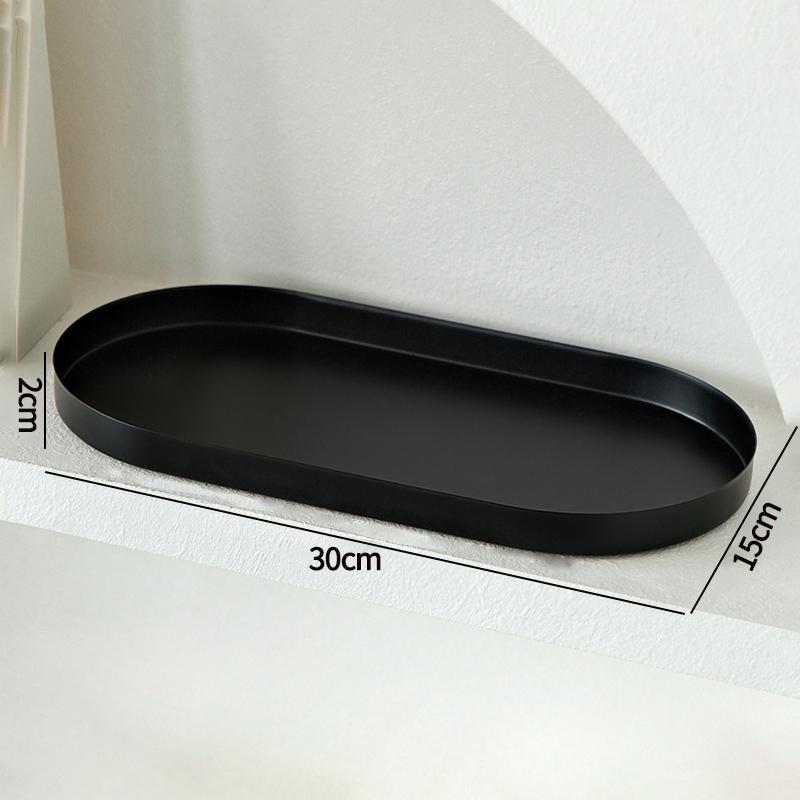 Oval Tray Jewelry Storage Trays Cake Dessert Utensil Tray Dinner Plate Breakfast Fruit Plate Tableware White Shell Plate