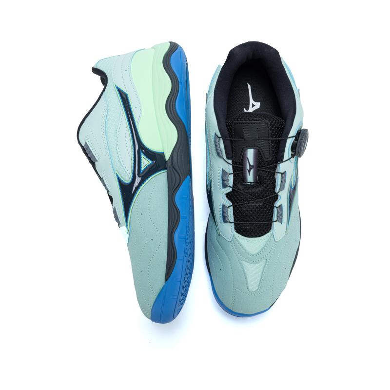 Mizuno Wave Medal SP5 Comfortable Versatile Shock Absorbing Non-Slip Breathable Low-Top Training Shoes Unisex Sneaker Light-Blue Green 81GA241221