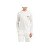 Emporio Armani FW24 Snake Year Limited Edition Animal Pattern Printed Long Sleeve T-Shirt Men Tops White EM001703-AF10017-U0003