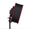 LED Softbox with Red/Black Honeycomb Edge for Portrait Photography