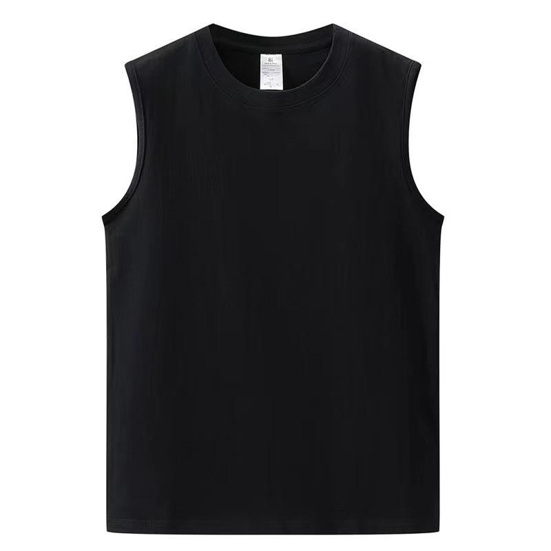 

Men s Solid Color Heavyweight Sleeveless Sport Tank Top XXXL чорний