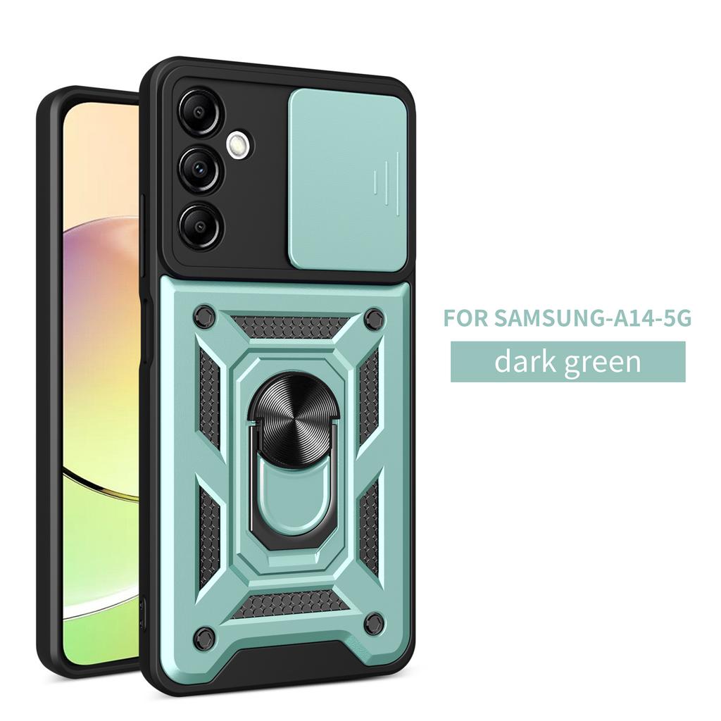 Slide Camera Lens Case For Samsung Galaxy A14 5G Military Grade Bumpers Armor Protective CoveGalaxy A14 5g R