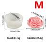 3D Peony Flower Shape Silicone Candle Mould DIY Flower Plaster Handmade Soap Aromatherapy Candle Making Tools