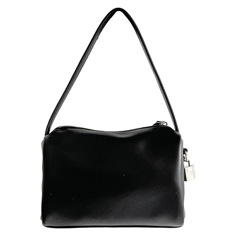 Hand Carry Pillow Bag Niche Summer New Shoulder Small Square Bag Soft Leather Handbag Women