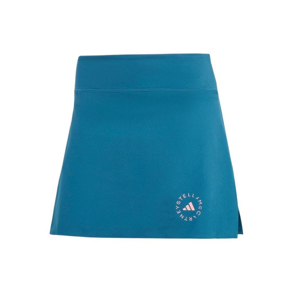 Adidas By Stella McCartney Logo Print Fashion Casual Skirt Women Skirts Blue IN3643