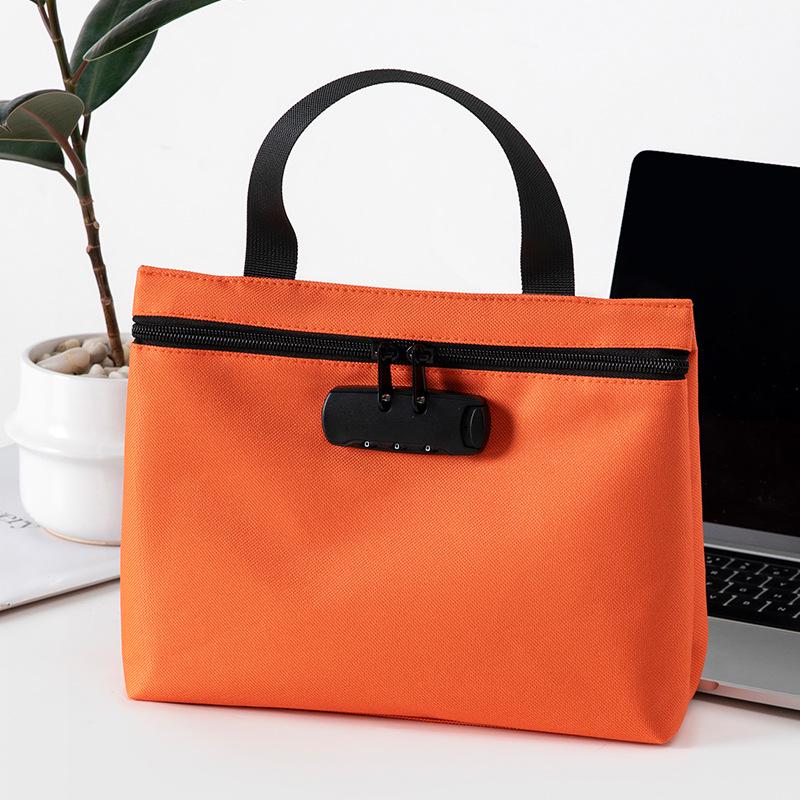 

Multi-Purpose Secure Document and Gadget Bag Small 28*21.5*8 помаранчевий