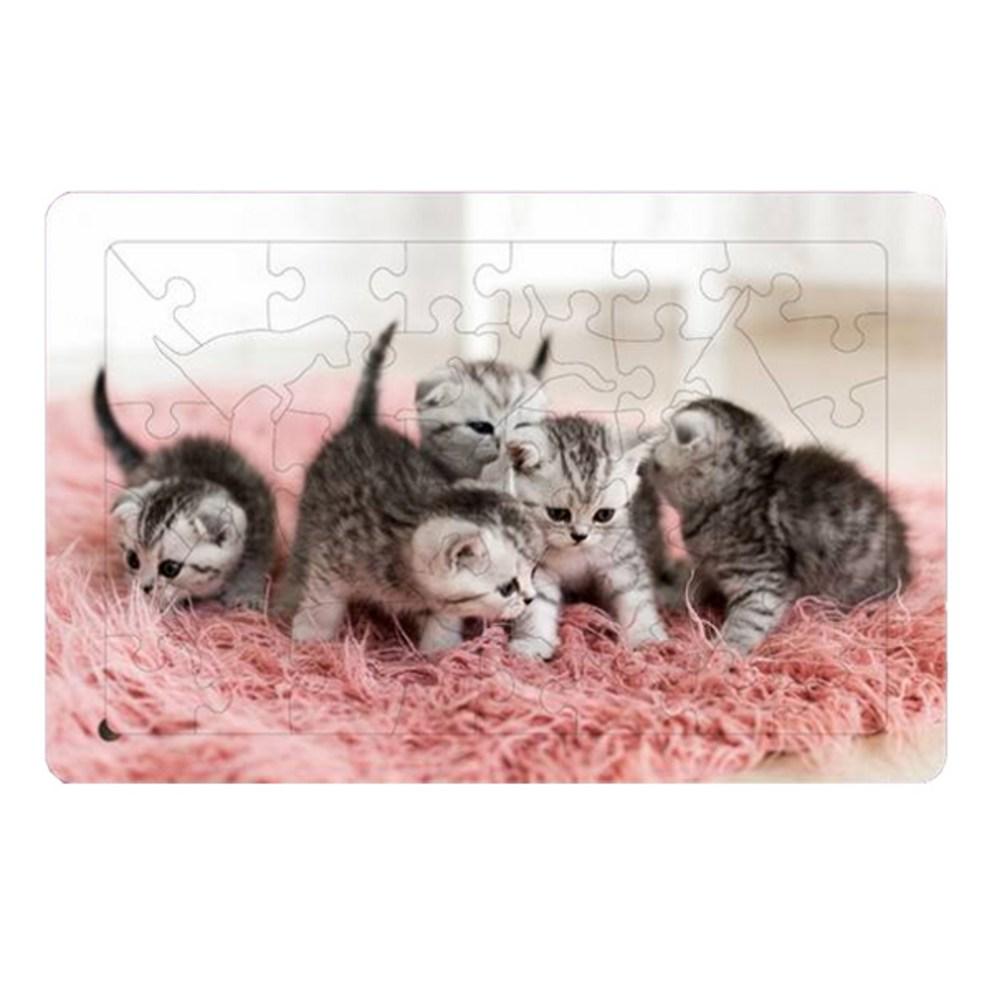 

Atti Puzzle Gallery Wooden Jigsaw Puzzle: Playful Cats - Cognitive & Dementia Prevention