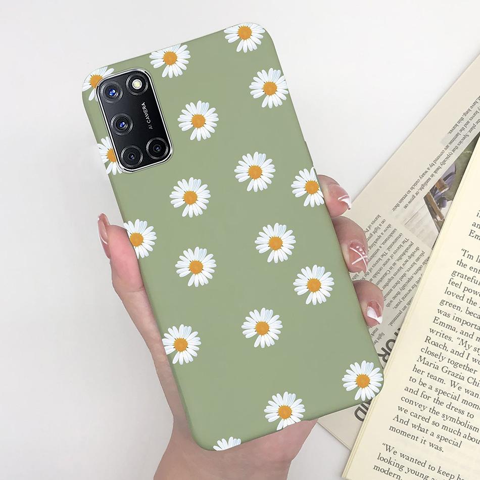 For Oppo A52 A72 A92 Case Cartoon Silicone Coque Heart Painted Cover For Oppo A72 A52 A 52 A 72 A 92 OppoA52 OppoA92 Phone Case