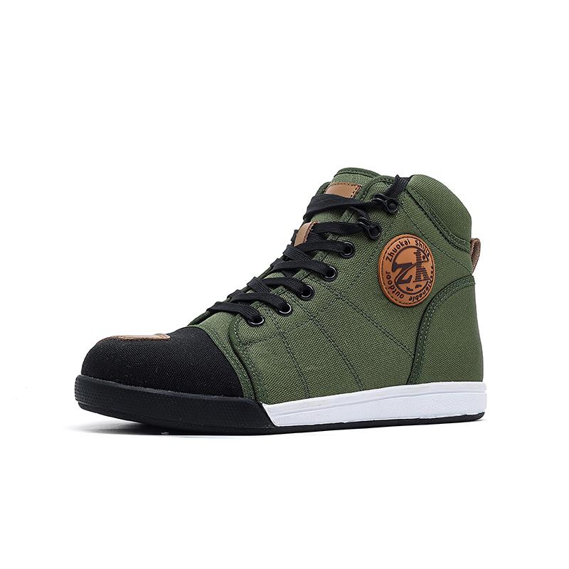 

Мотоциклетные ботинки Мужские Мотобайкерские ботинки Мотокроссовые ботинки Защитные ботинки для дорожных гонок Обувь для паркура Рыцарская экипировка 46