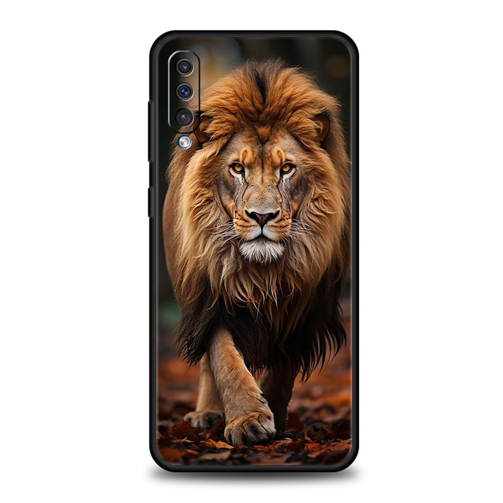 Lion King Animal Phone Case For Samsung A56 A36 A26 A24 A16 A14 A12 A32 A50 A70 A22 A30 A40 A34 A54 A42 A52 A04s A06 5G Cover